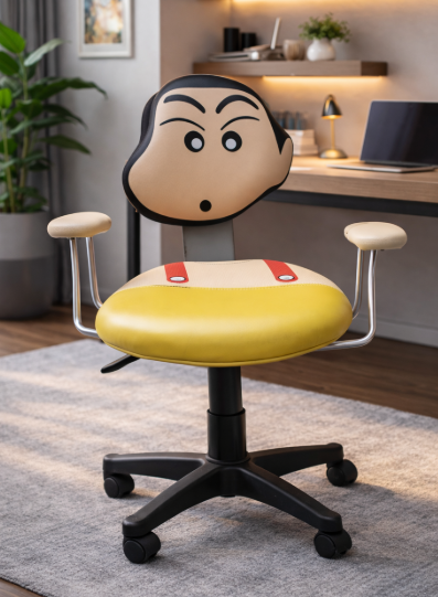 670-shin-chan  Silla tapizada en polipiel .Facíl limpieza